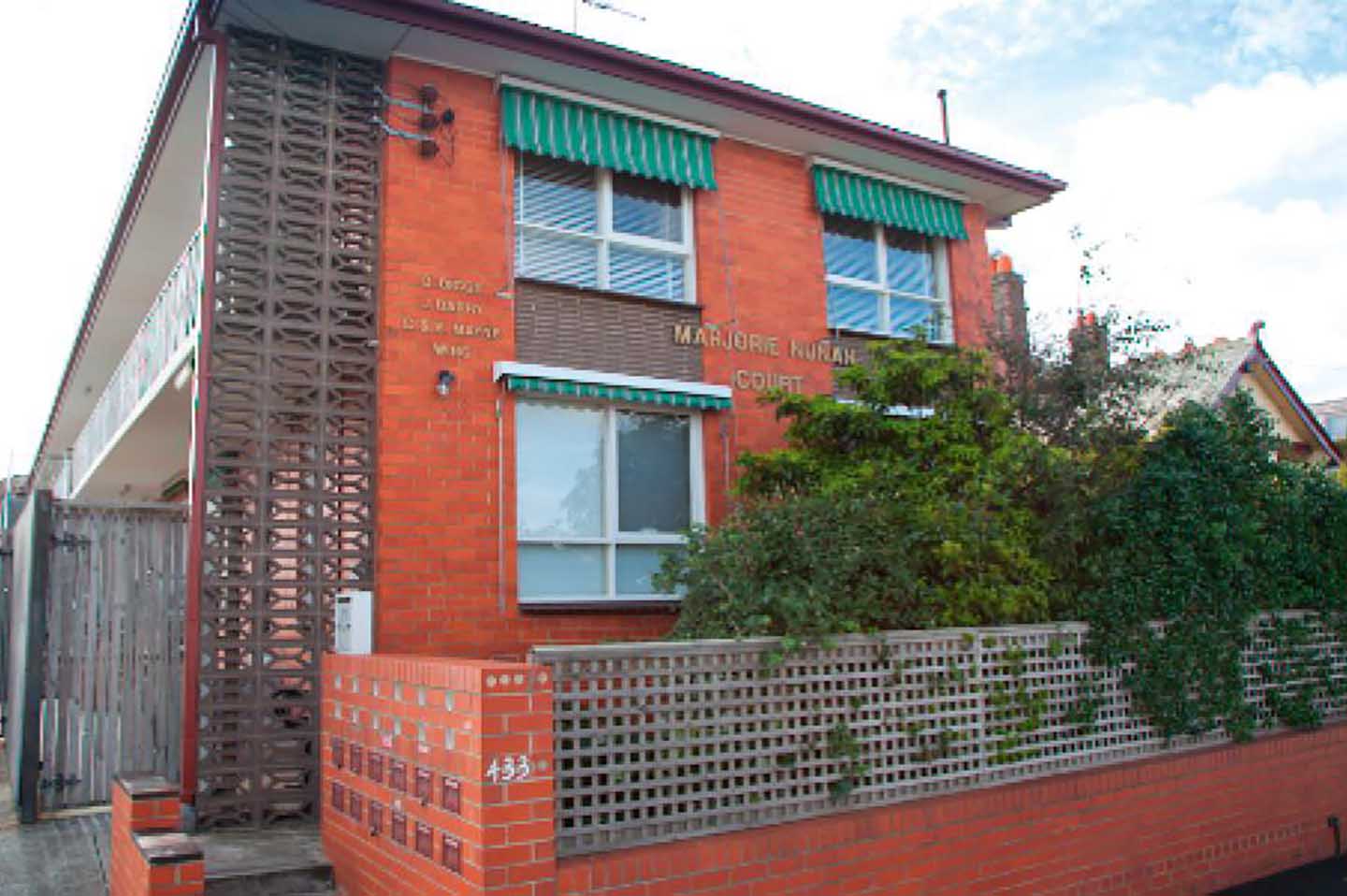 The building where the apartment is located is a residential aged care facility.