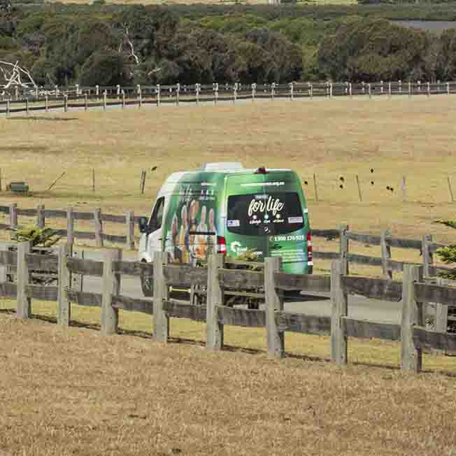 RF Volunteer area driving