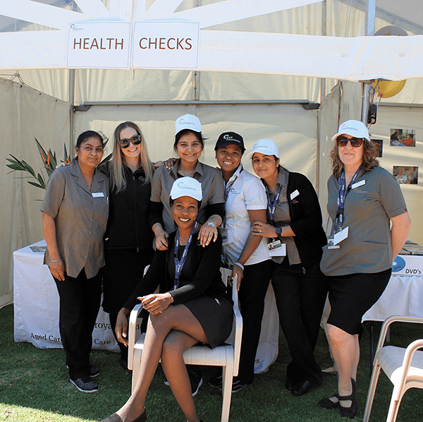 Stalls for Free Health Checks, Facility Tour & Garden Club