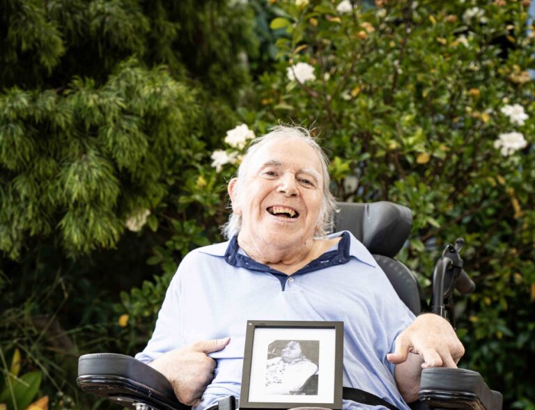 Royal Freemasons Centennial Lodge resident Robbie O'Brien