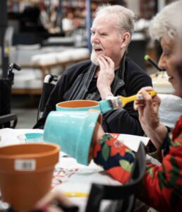 Royal Freemasons Mount Martha Valley resident at Bunnings workshop