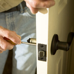 Home Improvements replacing door knob
